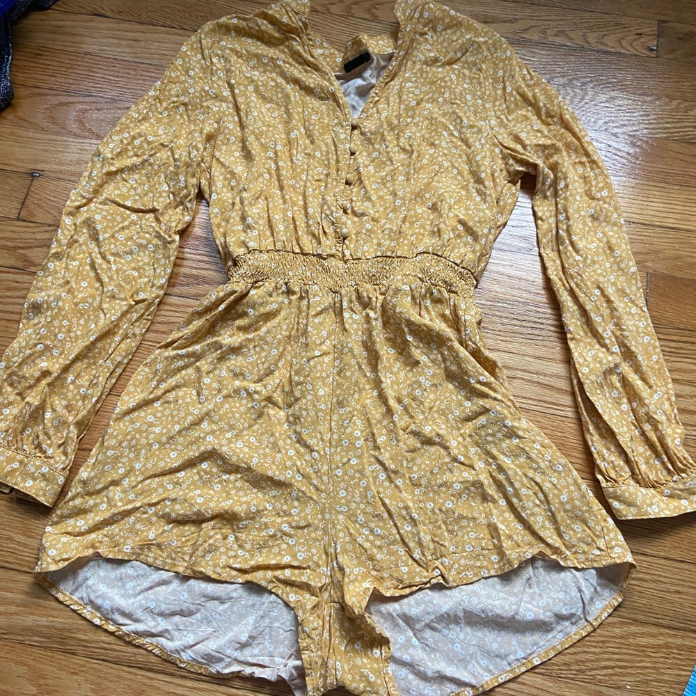 Yellow romper